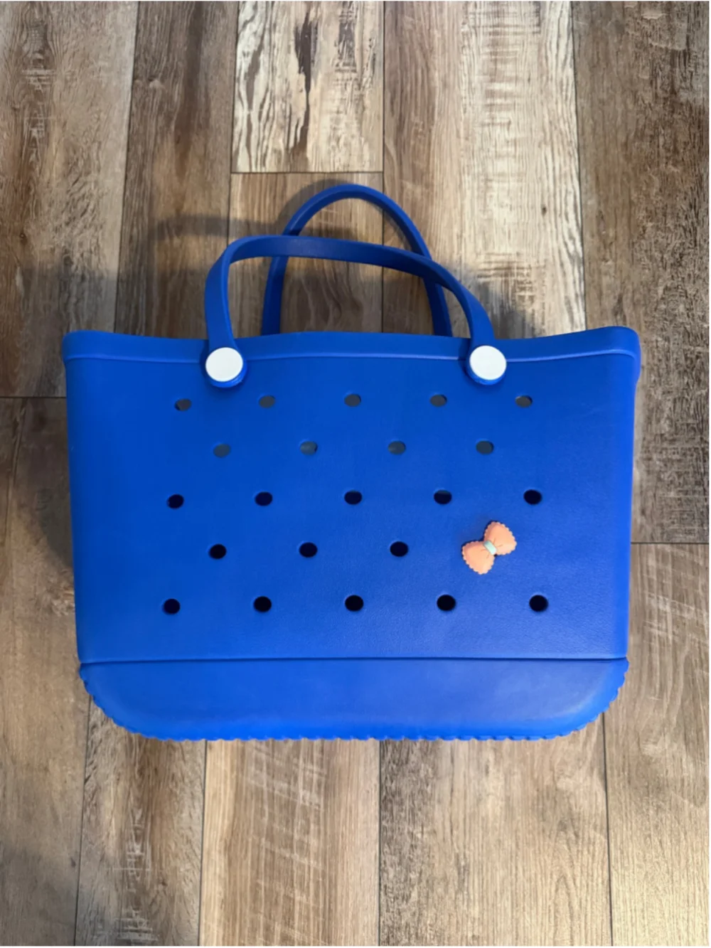 Unbranded Rubber Tote Bag One Size Blue